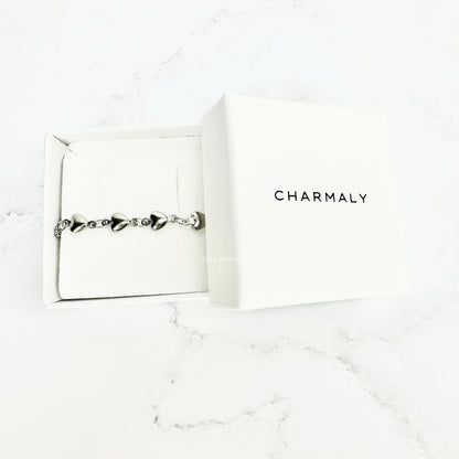 BRACCIALE ELSA ARGENTO - Charmaly