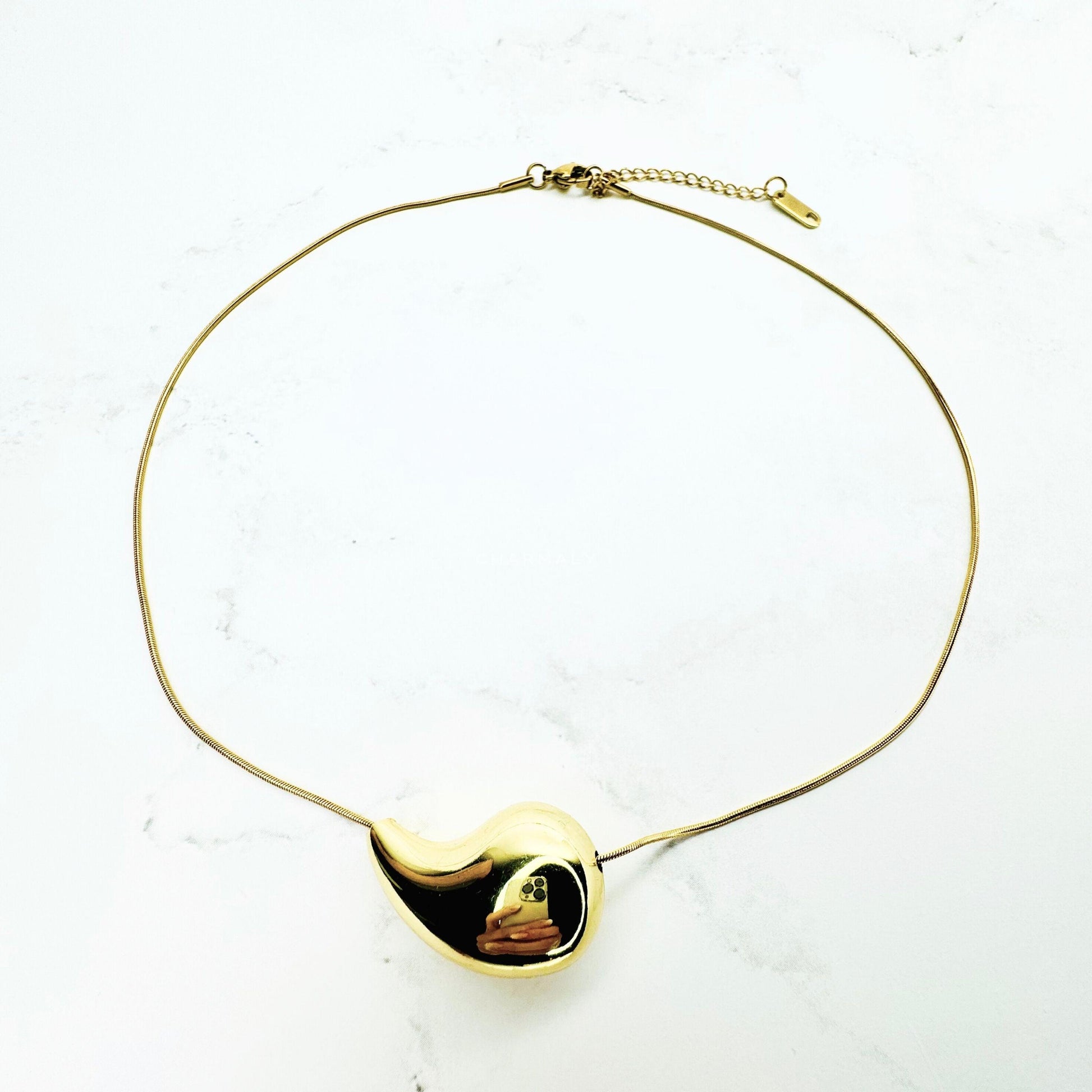 COLLANA KYLIE DROP ORO - Charmaly