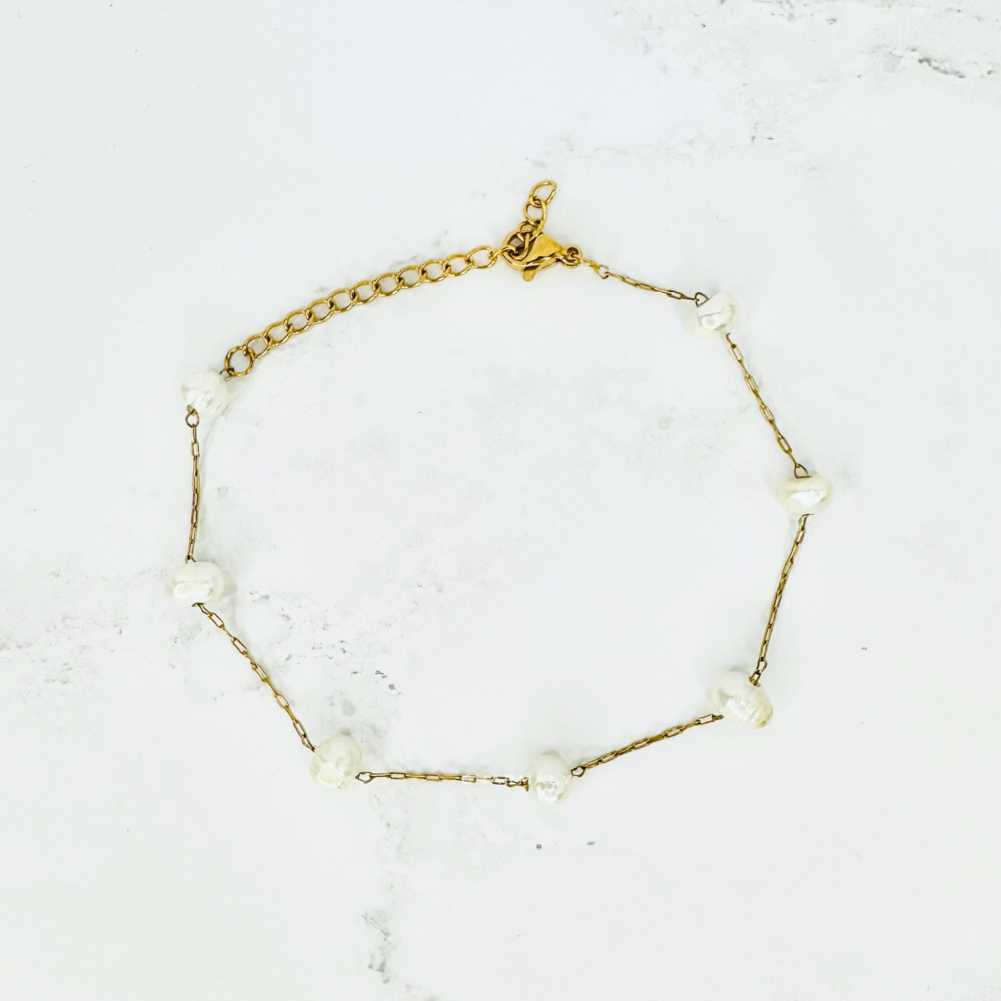 BRACCIALE PERLA ORO