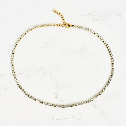 COLLANA TENNIS ORO