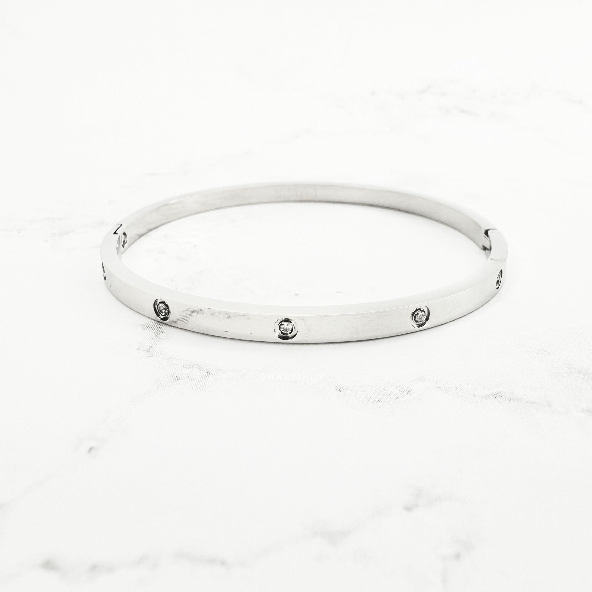 BRACCIALE VICTORIA ARGENTO - Charmaly