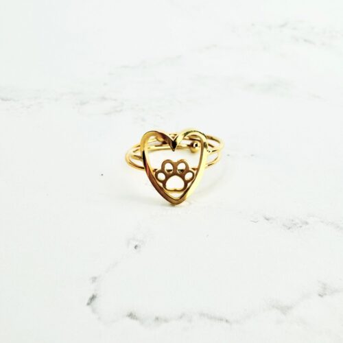 My Valentine Pet Ring Gold scaled